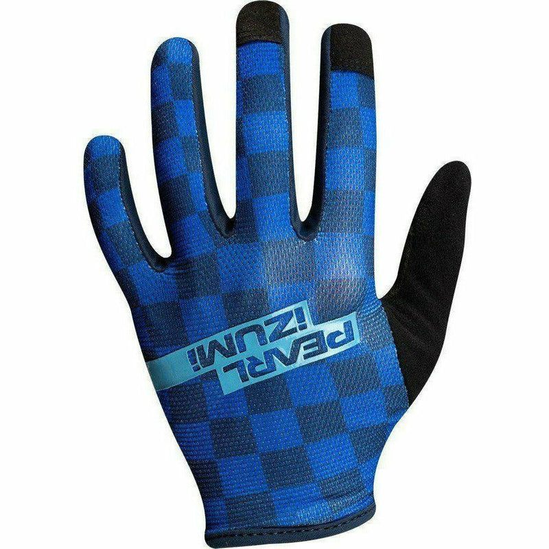 PEARL iZUMi Men's Divide Gloves Lapis / Navy Checkerboard