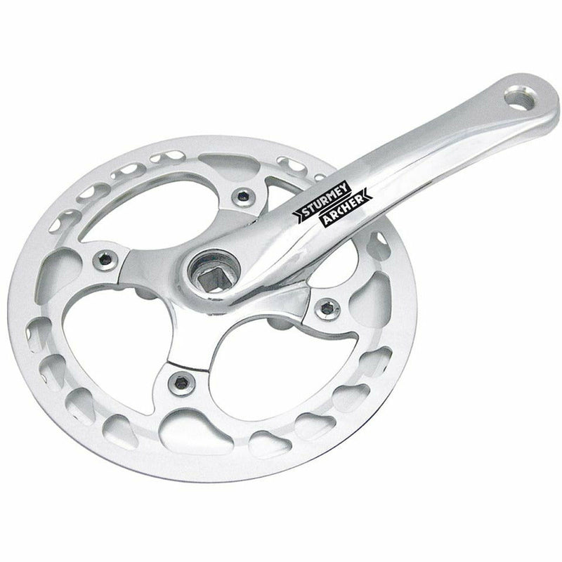 Sturmey Archer FCS73 Single Speed Crank Silver