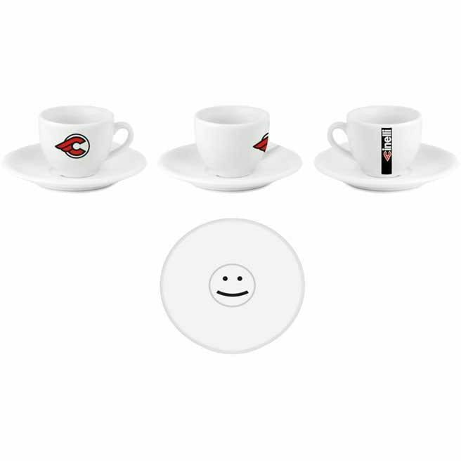 Cinelli Espresso Mugs White