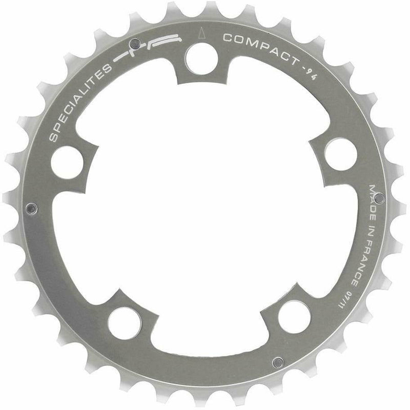 Specialites TA Compact Inner 94 PCD 5 Arm 9X Chainrings Silver