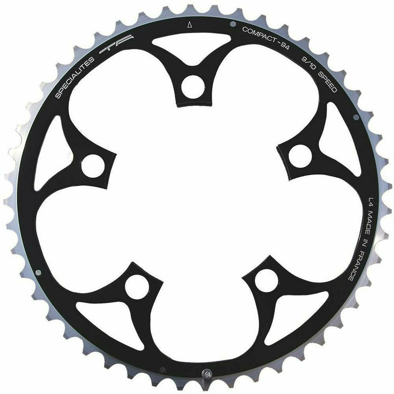 Specialites TA Compact Outer 94 PCD 5 Arm 9X Chainrings Black