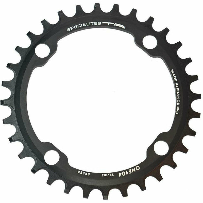 Specialites TA One MTB Narrow / Wide 104 PCD 10/11/12X Chainring Black