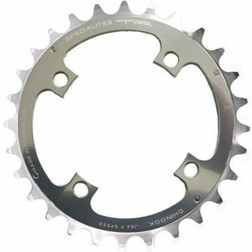 Specialites TA Chinook 4 Arm 104 PCD Middle Chainrings Silver