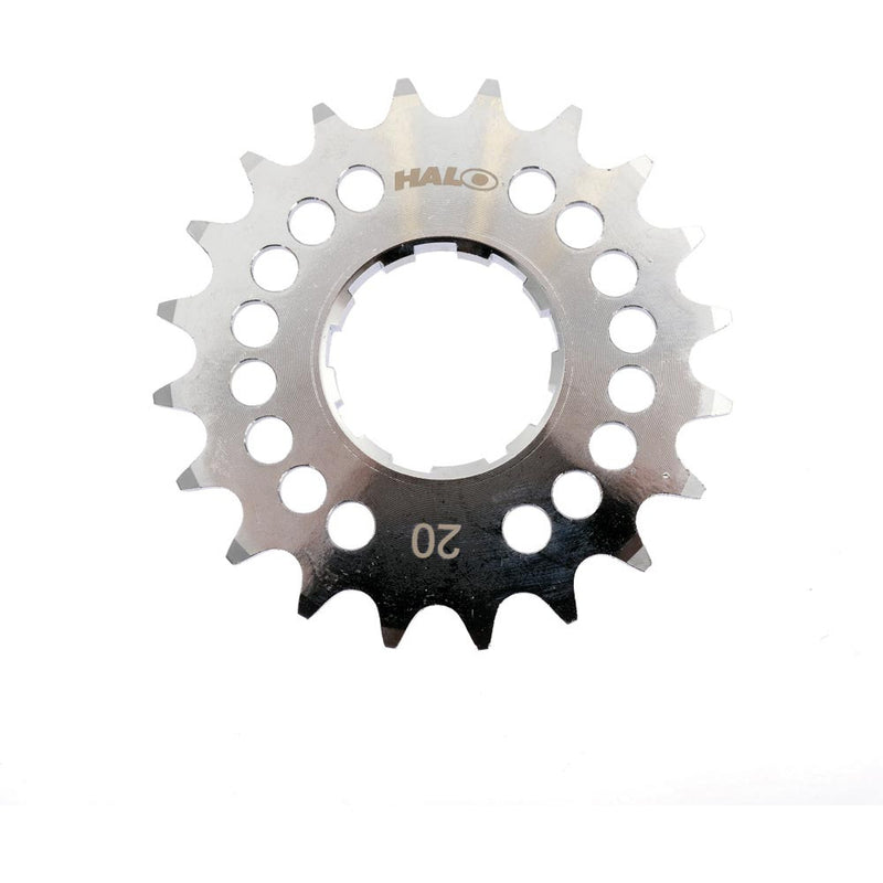 Halo Fat Foot CNC Cr-Mo HG Spline 7mm Foot Chrome Plated 1/8" Sprocket