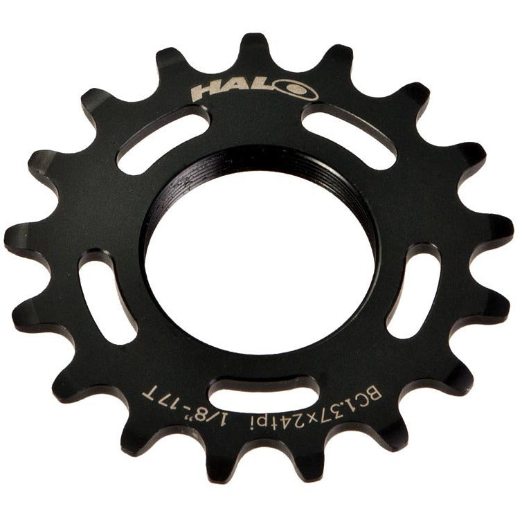 Halo Fixed Sprockets Black