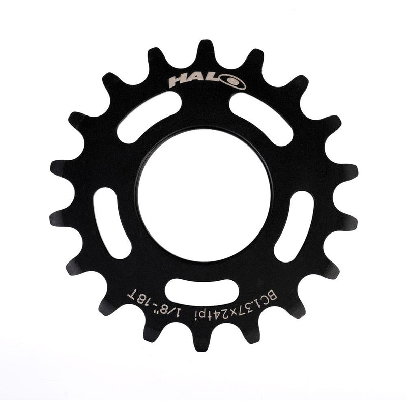 Halo Fixed Sprockets Black