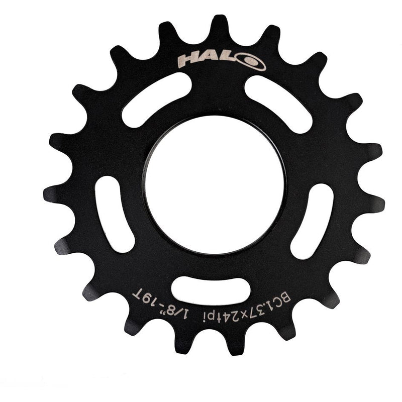 Halo Fixed Sprockets Black