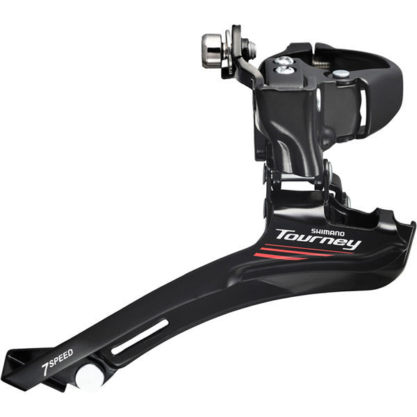 Shimano Tourney / TY FD-A070A 7 Speed Front Derailleur Double Black