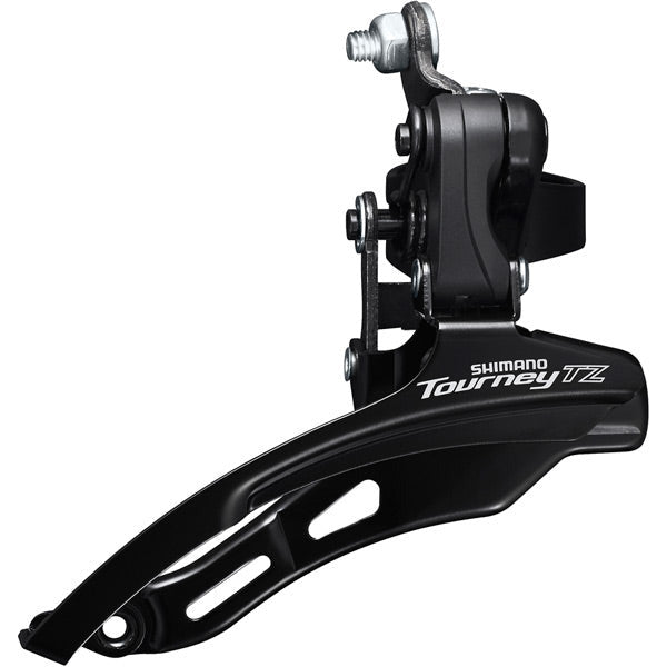 Shimano Tourney / TY FD-TZ510 6 Speed MTB Front Derailleur 48T Down Swing, Down Pull 66-69 Degree Black / Silver