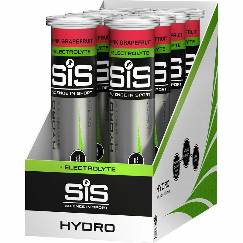 Science In Sport GO Hydro Tablet Tube - Pack Of 8 Pink Grapefruit