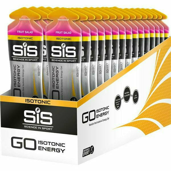 Science In Sport GO Isotonic Energy Gel Tube - Box Of 30 Fruit Salad