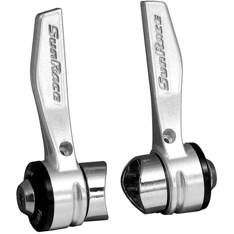 SunRace R30 Downtube Shifters Silver