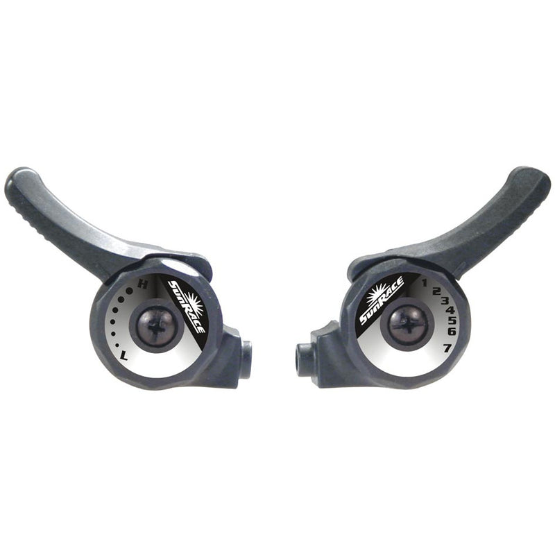 SunRace SLM2T Bar Thumb Shifter Grey