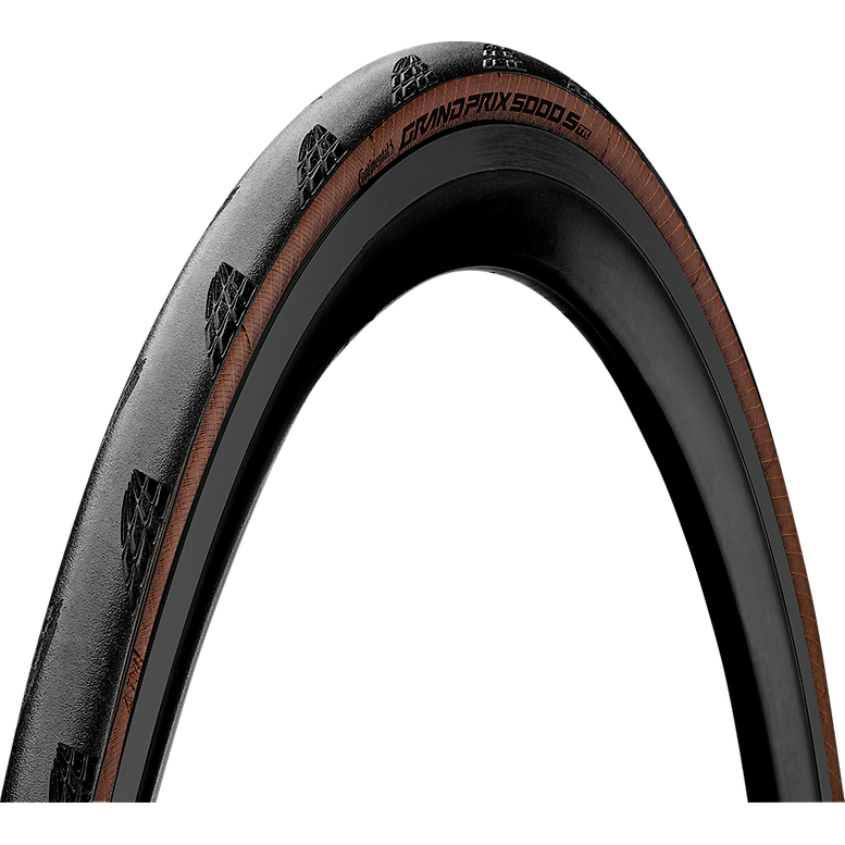 Continental Grand Prix 5000S TR Road Clincher Tyres Black / Transparent