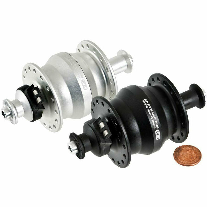 SP Dynamo SV-9 Dyno Hub Silver