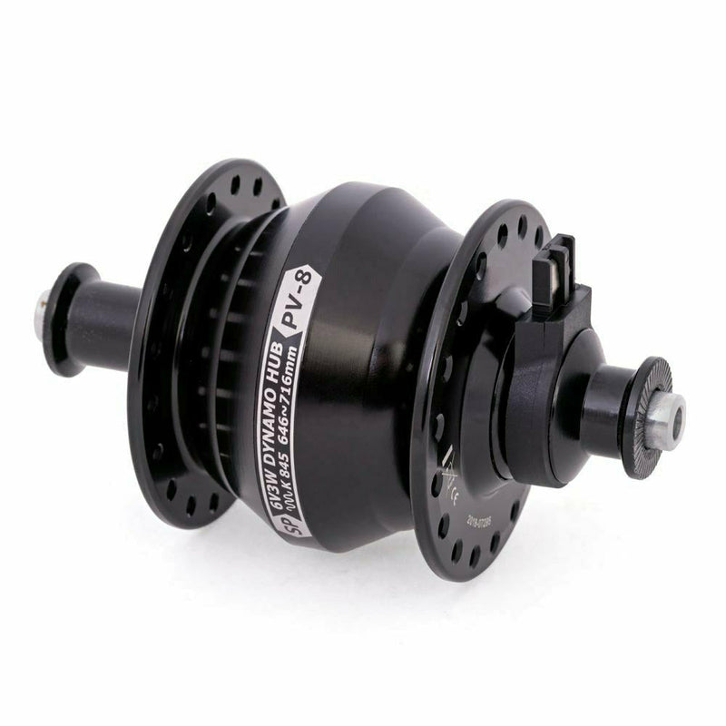 SP Dynamo PV8 100 MM Rim Brake Dyno Hub Black