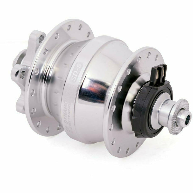 SP Dynamo SD8 Small Wheel Disc Hub Silver