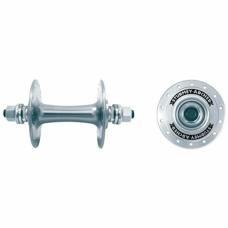 Sturmey Archer HBT Track Front Hubs Silver