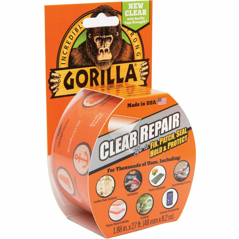 Gorilla Repair Tape Clear - Pack Of 6