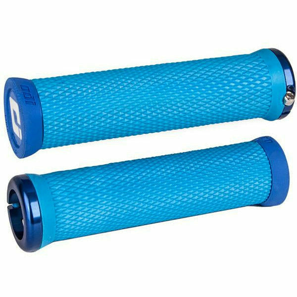 ODI Elite Motion MTB Lock On Grips Blue - Pair