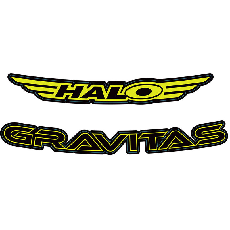 Halo Gravitas Decal Kits Yellow