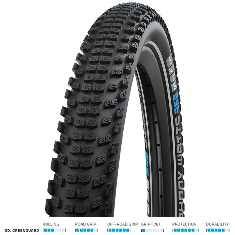 Schwalbe Johnny Watts 365 DD GreenGuard Tyre Black