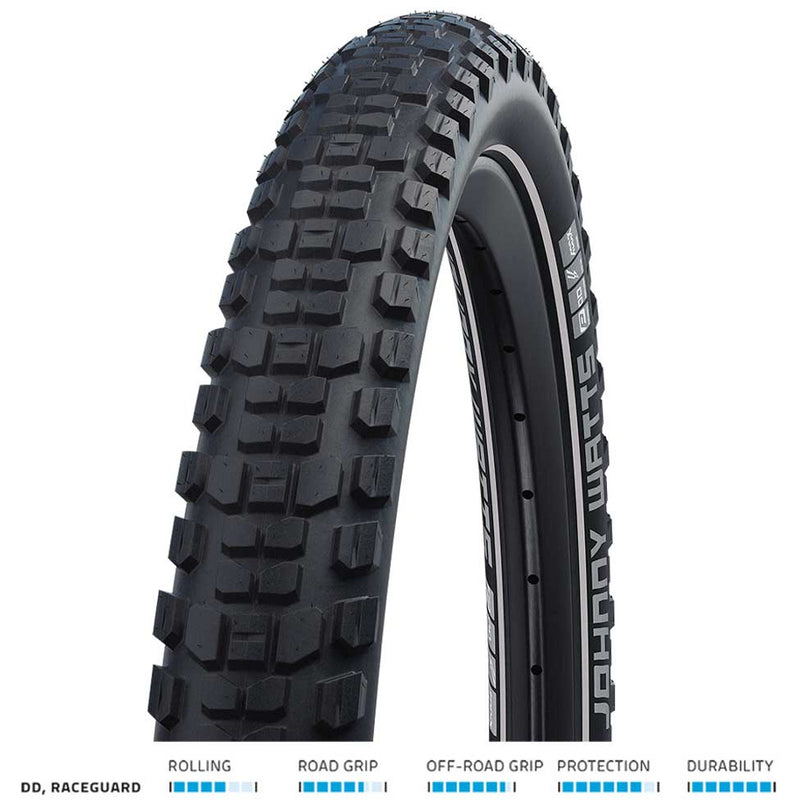 Schwalbe Johnny Watts Performance DD RaceGuard Tyre Black