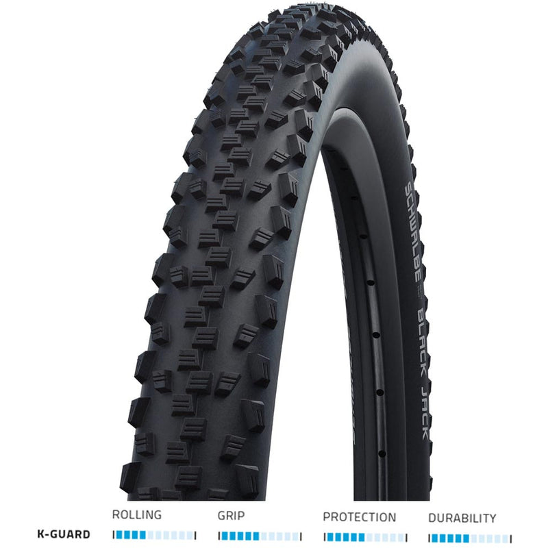 Schwalbe Black Jack K-Guard Tyre Black