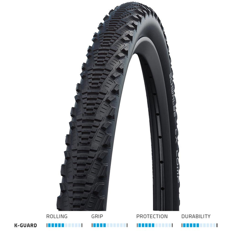 Schwalbe CX Comp K-Guard Tyre Black / Reflective