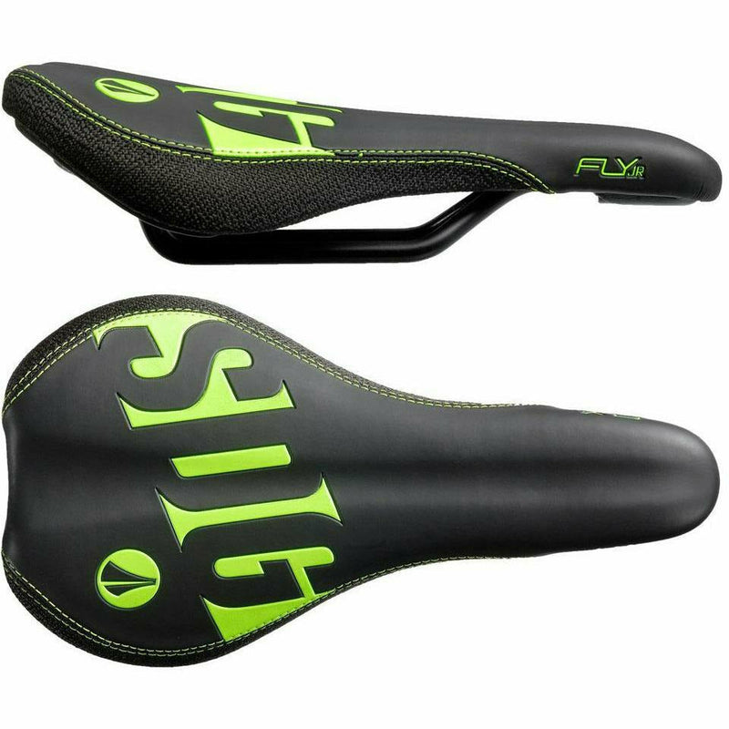 SDG Fly Junior Steel Accents Rail Saddle Black / Green