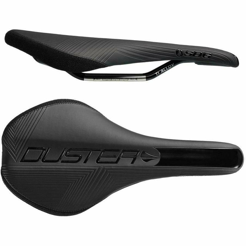 SDG Duster MTN P Ti-Alloy Rail Saddle Black Top / Black Graphics / Black Base