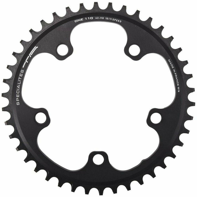 Specialites TA One 5 Arm 10/11/12X 110 PCD Narrow / Wide Chainring Black