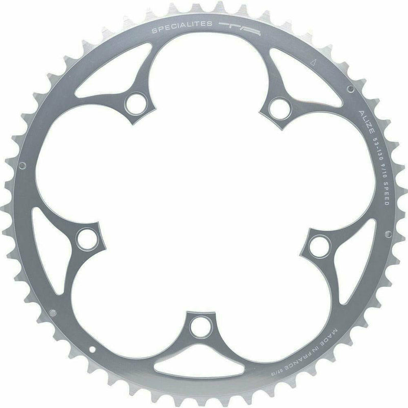 Specialites TA Alize 9/10X 130 PCD Outer Chainring Silver