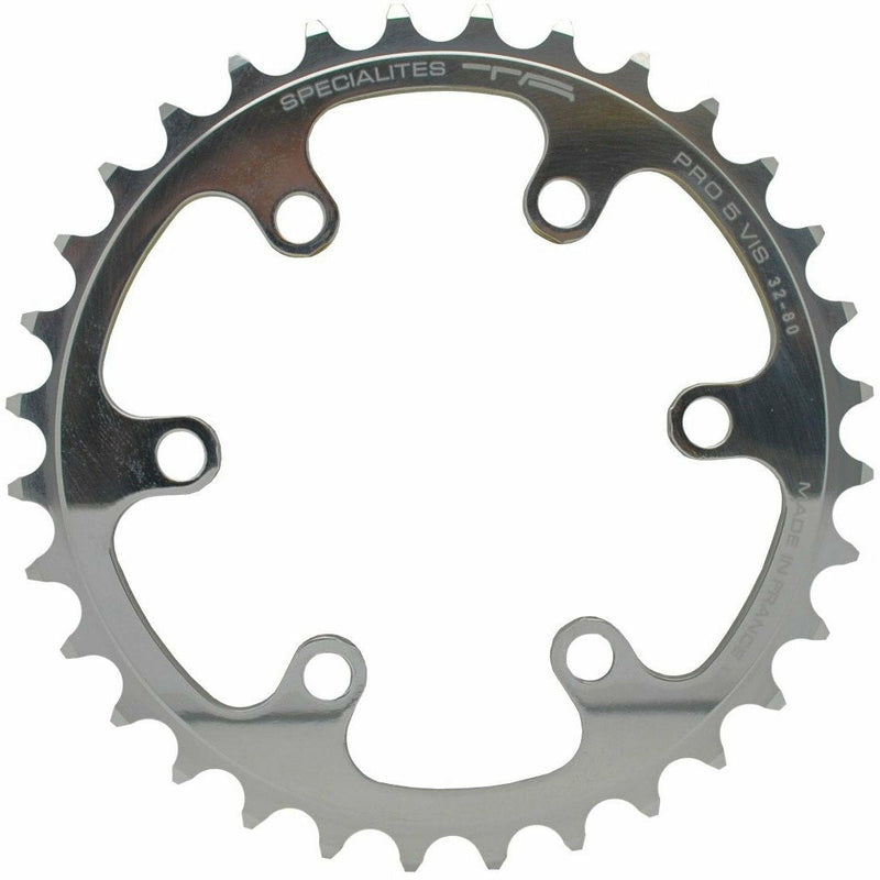 Specialites TA Cyclotourist Pro 5 Vis Inner Chainrings Silver