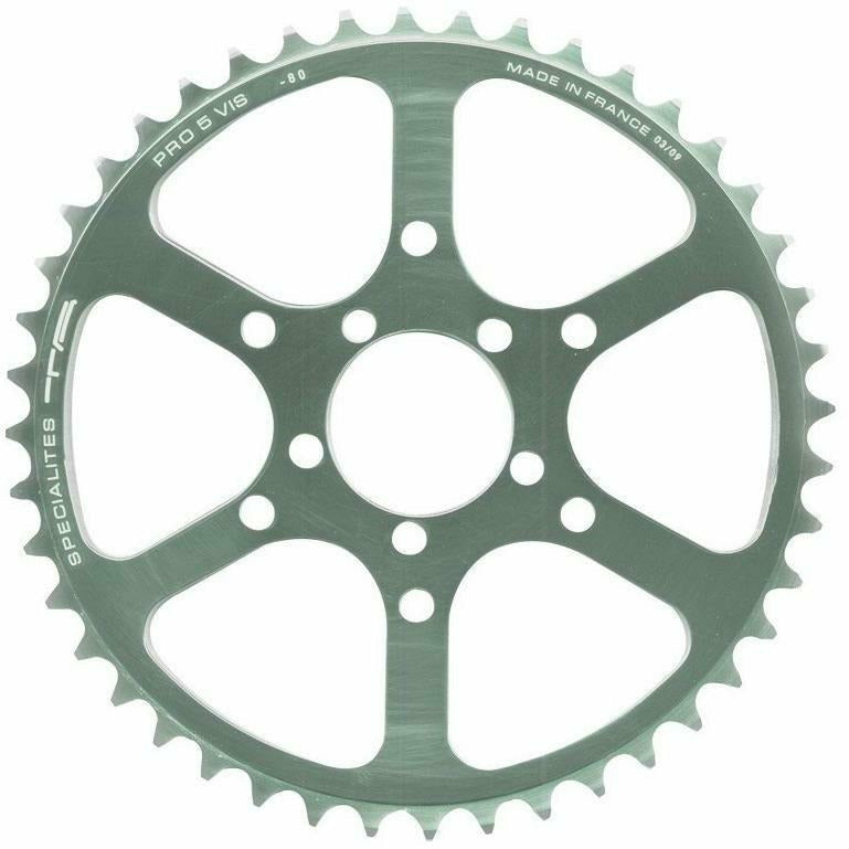 Specialites TA Cyclotourist Pro 5 Vis Outer Chainrings Silver