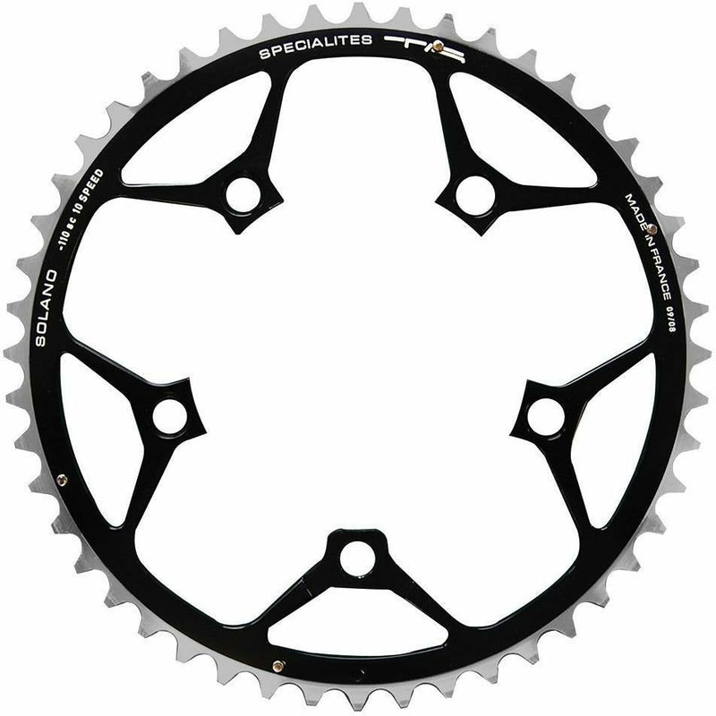 Specialites TA Solano 9/10X Campag CT Dished 110 PCD Outer Chainring Black