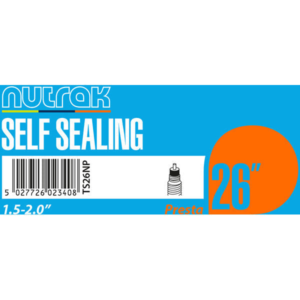 Nutrak Presta Self-Sealing Inner Tube Black