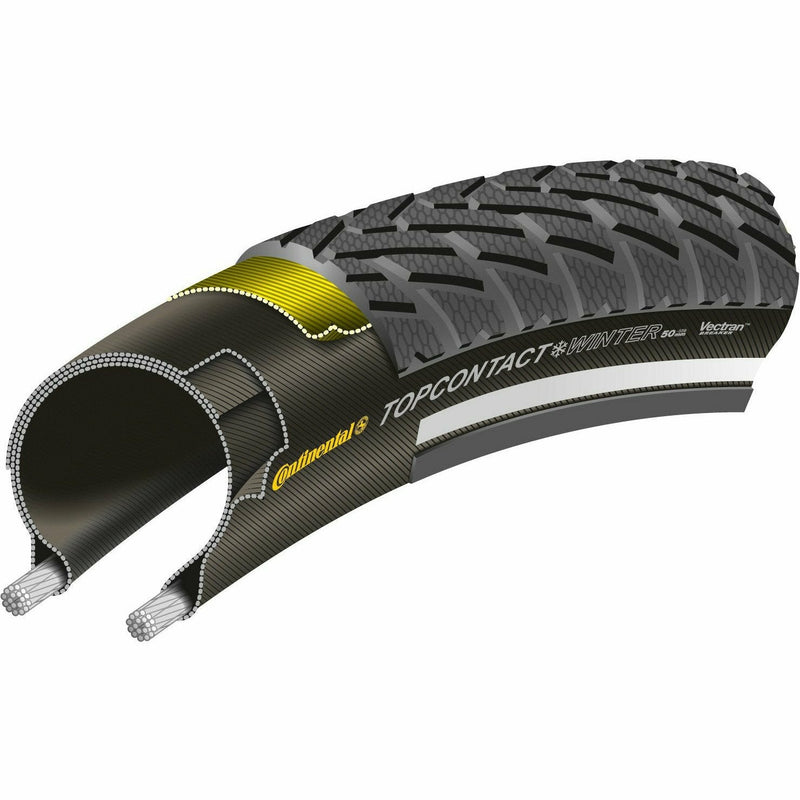 Continental Top Contact Winter II Premium Reflex Folding Tyre TYC00715 Black