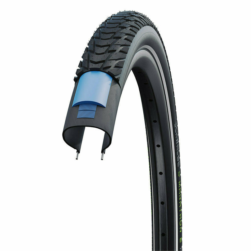 Schwalbe Marathon E-Plus Tyres Black