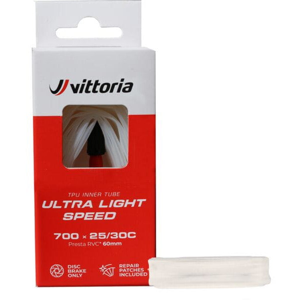 Vittoria Ultra Light Speed FV Presta RVC 60 MM Inner Tube Black