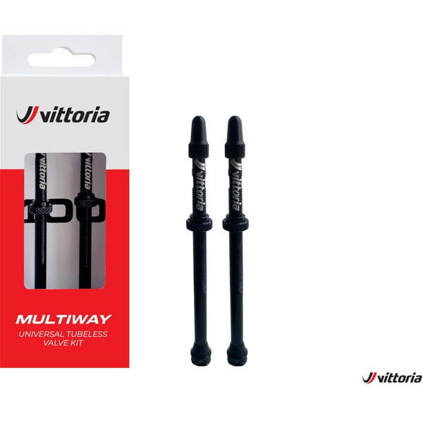 Vittoria Multiway Tubeless Valve Alloy Silver - Pack Of 2