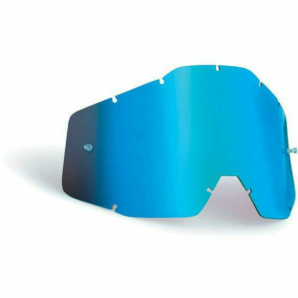 FMF Goggles Powerbomb/Powercore Replacement Lens Anti-Fog Blue Mirror