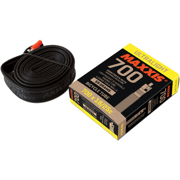 Maxxis Ultralight Inner Tube Schrader Black