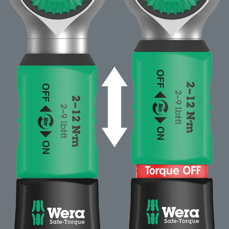 Wera Tools Safe-Torque A 1 Wrench 2-12 NM 1/4 Square Drive