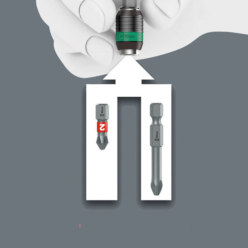 Wera Tools 845/8 Countersink 1-Flute Bits Set - Pack Of 8