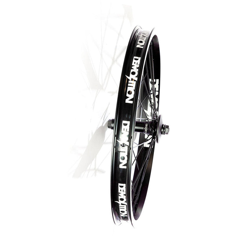 Demolition BMX Team Front Wheel Black 1 Cycling Retailer Velozone